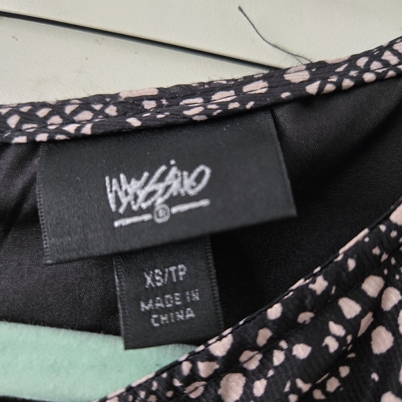 Mossimo Black& Light Pink Geometric Shift Dress Size XS #158 - Picture 4 of 8